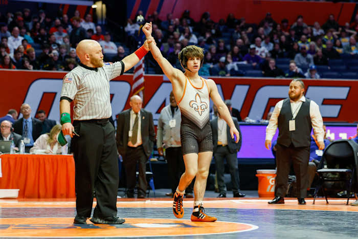 Illinois state wrestling championships February 18 2023 Nate Latsch 15393